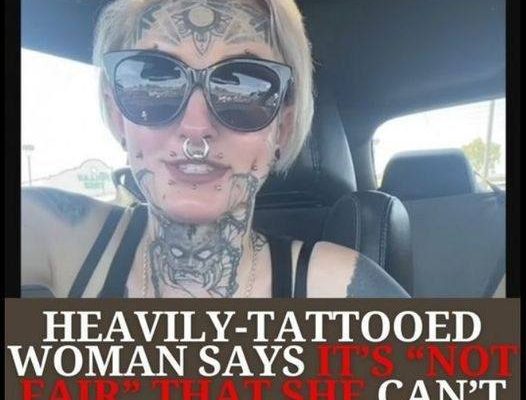 Woman with Many Tattoos Upset Over Job Obstacles: