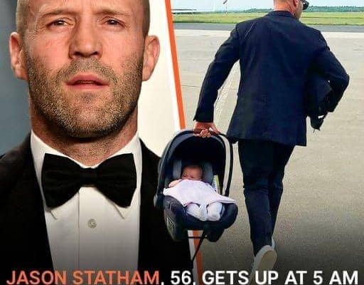 Hollywood handsome Jason Statham, 56, is a “very hands-on” dad to his son and daughter, whom he keeps out of the public eye