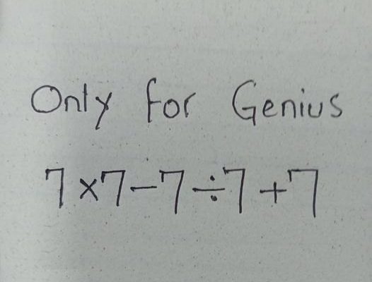 You’re a genius if you can provide the correct answer in 10 seconds.