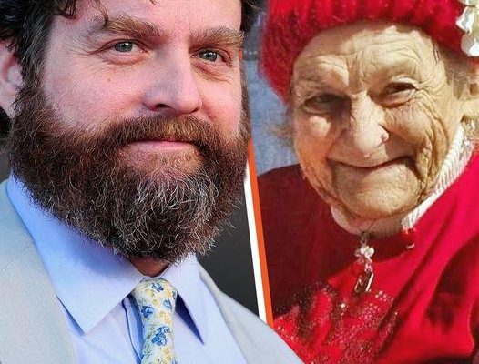 Zach Galifianakis Paid Old Homeless Woman’s Rent for Years & Spent Time with Her as She Had No Family