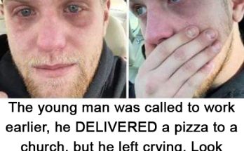 Pizza delivery driver gets the surprise of his life when sent out for a special delivery