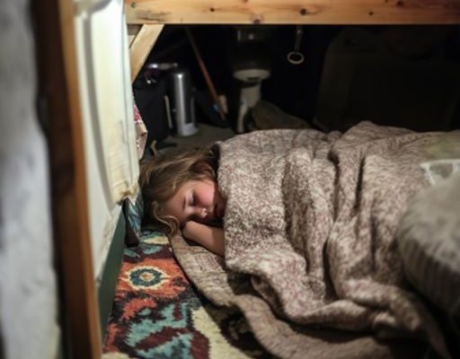 I Came Home to My Daughter Sleeping in the Basement under Stairs—What She Told Me Made My Blood Freeze