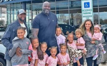 Shaq surprises family of 11 with two new cars but his generosity doesn’t end there